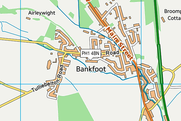 PH1 4BN map - OS VectorMap District (Ordnance Survey)