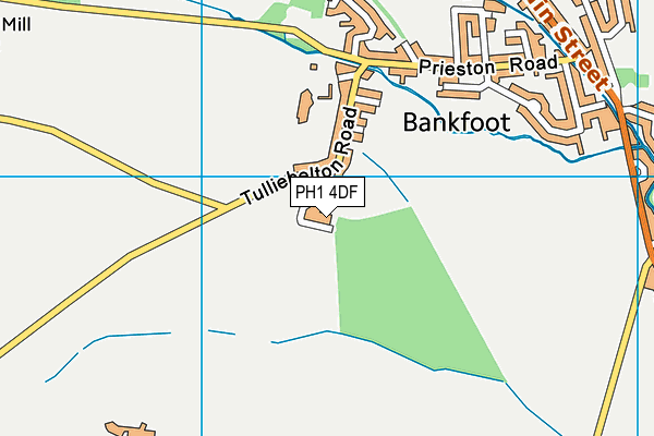 PH1 4DF map - OS VectorMap District (Ordnance Survey)