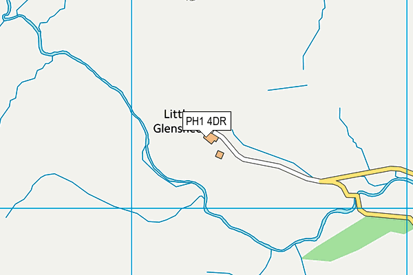 PH1 4DR map - OS VectorMap District (Ordnance Survey)