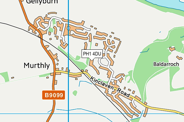 PH1 4DU map - OS VectorMap District (Ordnance Survey)