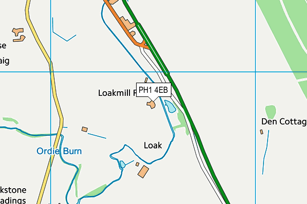 PH1 4EB map - OS VectorMap District (Ordnance Survey)