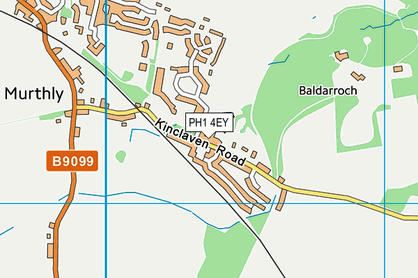 PH1 4EY map - OS VectorMap District (Ordnance Survey)