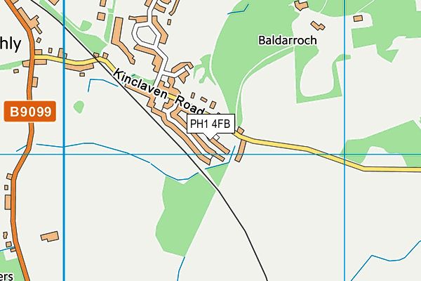 PH1 4FB map - OS VectorMap District (Ordnance Survey)