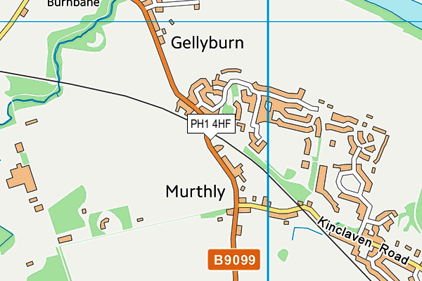 PH1 4HF map - OS VectorMap District (Ordnance Survey)