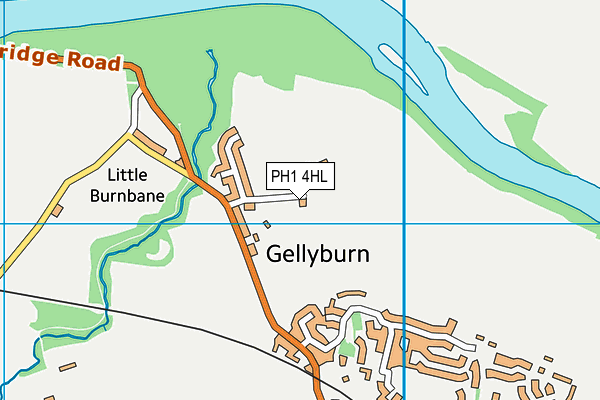 PH1 4HL map - OS VectorMap District (Ordnance Survey)