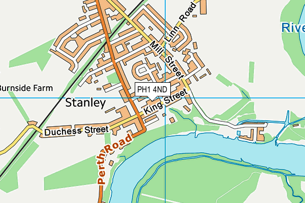 PH1 4ND map - OS VectorMap District (Ordnance Survey)