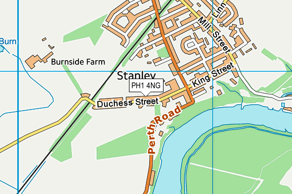 PH1 4NG map - OS VectorMap District (Ordnance Survey)