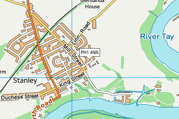 PH1 4NN map - OS VectorMap District (Ordnance Survey)