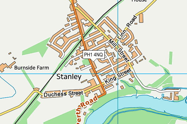 PH1 4NQ map - OS VectorMap District (Ordnance Survey)