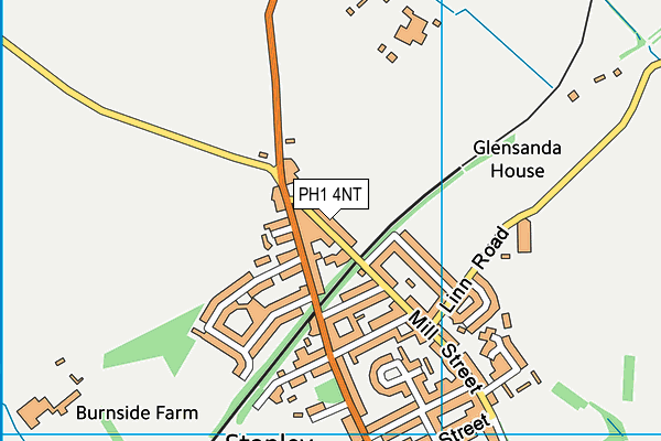 PH1 4NT map - OS VectorMap District (Ordnance Survey)