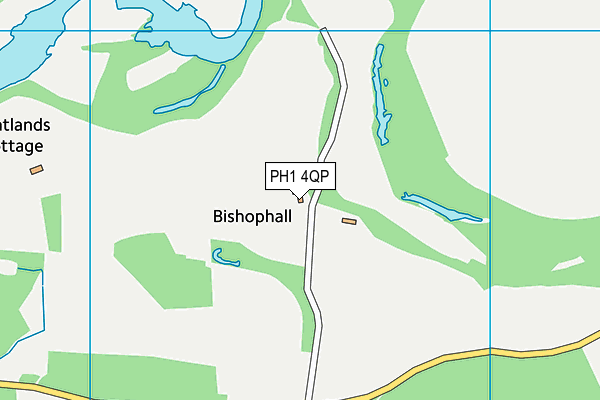 PH1 4QP map - OS VectorMap District (Ordnance Survey)