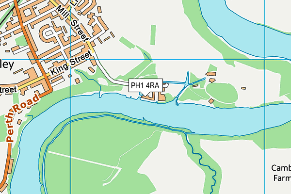 PH1 4RA map - OS VectorMap District (Ordnance Survey)
