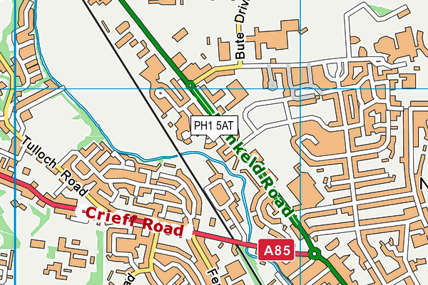 PH1 5AT map - OS VectorMap District (Ordnance Survey)