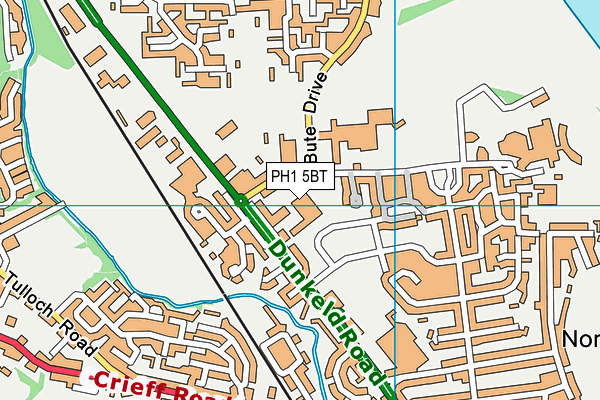 PH1 5BT map - OS VectorMap District (Ordnance Survey)