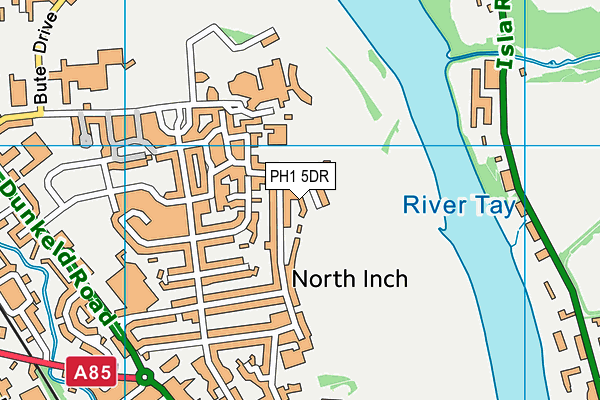 PH1 5DR map - OS VectorMap District (Ordnance Survey)