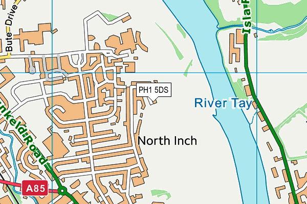 PH1 5DS map - OS VectorMap District (Ordnance Survey)