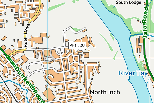 PH1 5DU map - OS VectorMap District (Ordnance Survey)