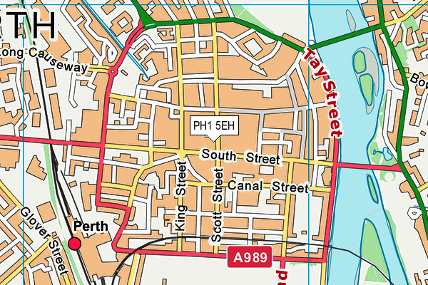 PH1 5EH map - OS VectorMap District (Ordnance Survey)