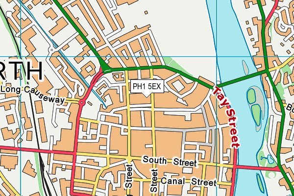 PH1 5EX map - OS VectorMap District (Ordnance Survey)