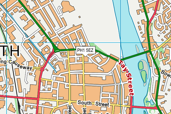 PH1 5EZ map - OS VectorMap District (Ordnance Survey)