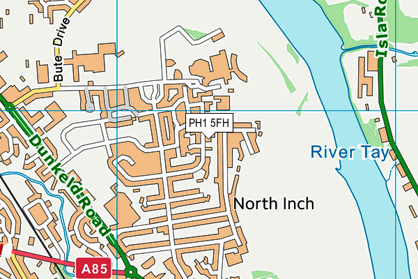 PH1 5FH map - OS VectorMap District (Ordnance Survey)