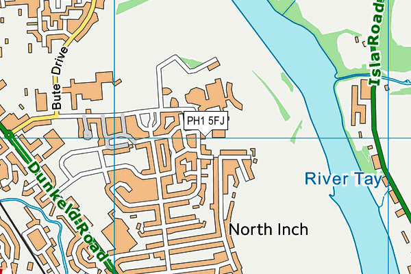 PH1 5FJ map - OS VectorMap District (Ordnance Survey)