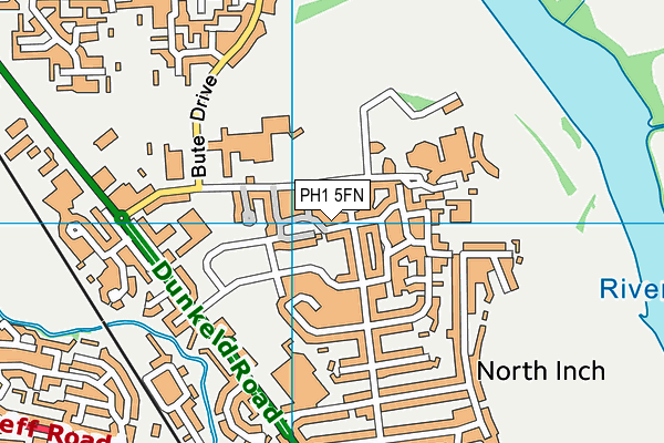 PH1 5FN map - OS VectorMap District (Ordnance Survey)
