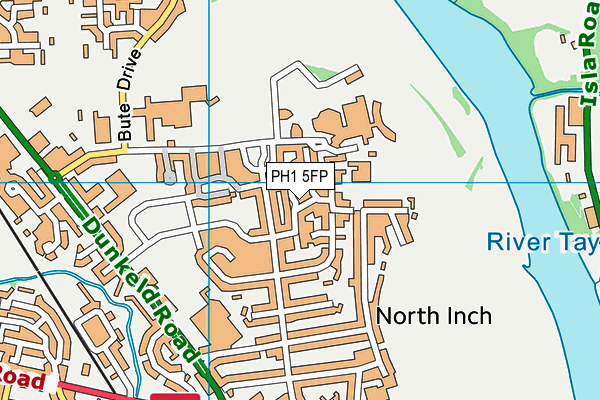 PH1 5FP map - OS VectorMap District (Ordnance Survey)