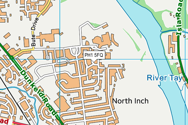 PH1 5FQ map - OS VectorMap District (Ordnance Survey)