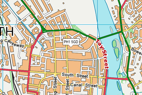 PH1 5GD map - OS VectorMap District (Ordnance Survey)