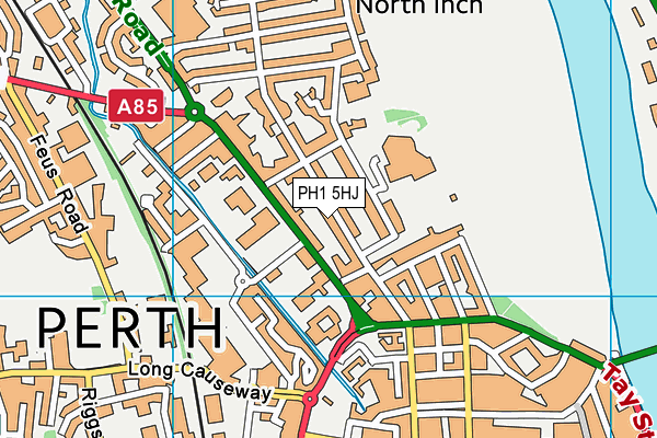 PH1 5HJ map - OS VectorMap District (Ordnance Survey)