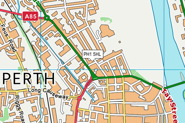 PH1 5HL map - OS VectorMap District (Ordnance Survey)
