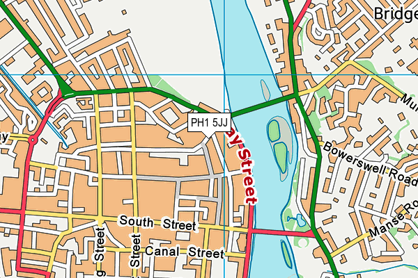 PH1 5JJ map - OS VectorMap District (Ordnance Survey)