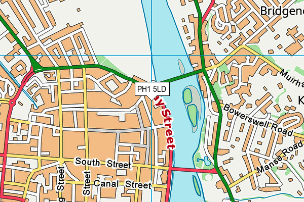 PH1 5LD map - OS VectorMap District (Ordnance Survey)