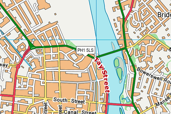 PH1 5LS map - OS VectorMap District (Ordnance Survey)