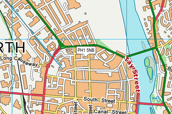 PH1 5NB map - OS VectorMap District (Ordnance Survey)