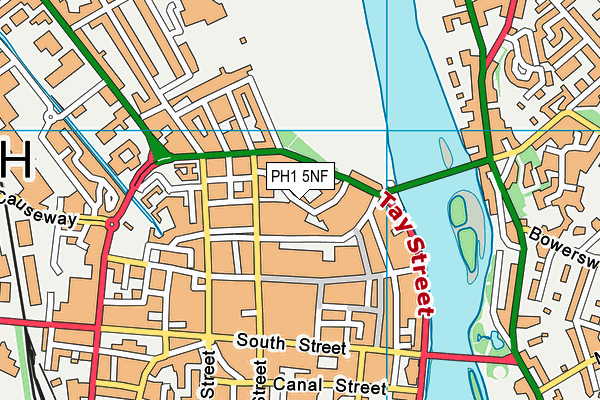 PH1 5NF map - OS VectorMap District (Ordnance Survey)