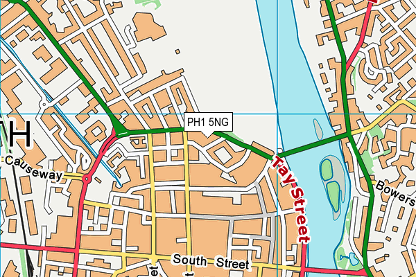 PH1 5NG map - OS VectorMap District (Ordnance Survey)
