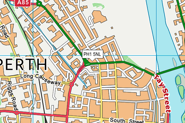 PH1 5NL map - OS VectorMap District (Ordnance Survey)