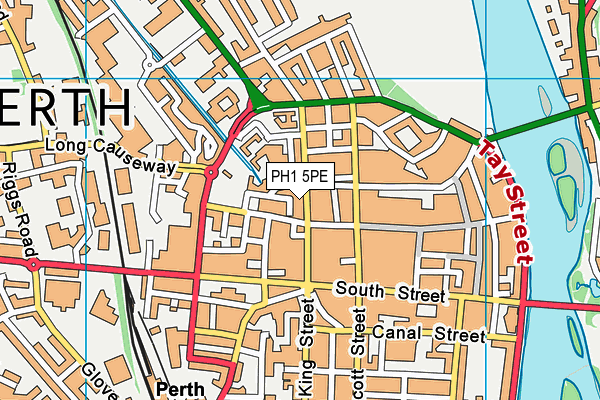 PH1 5PE map - OS VectorMap District (Ordnance Survey)