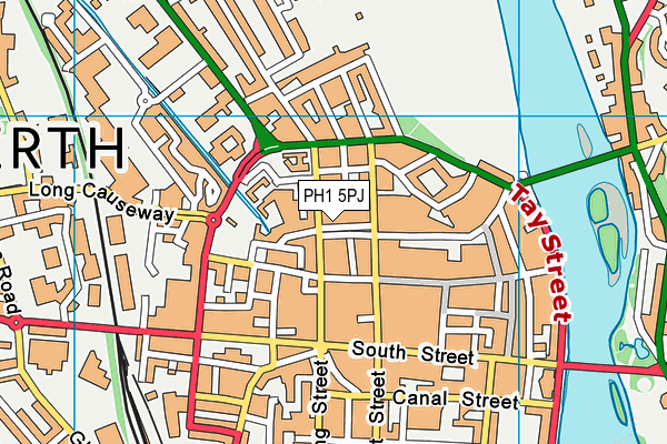 PH1 5PJ map - OS VectorMap District (Ordnance Survey)