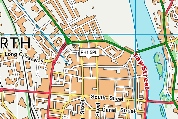 PH1 5PL map - OS VectorMap District (Ordnance Survey)