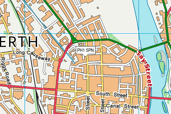 PH1 5PN map - OS VectorMap District (Ordnance Survey)