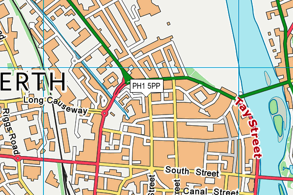 PH1 5PP map - OS VectorMap District (Ordnance Survey)