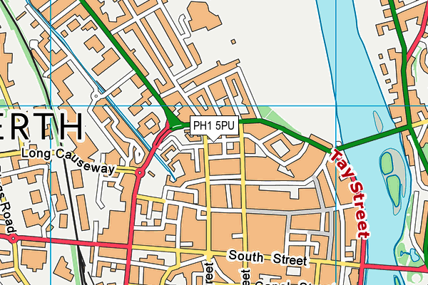 PH1 5PU map - OS VectorMap District (Ordnance Survey)