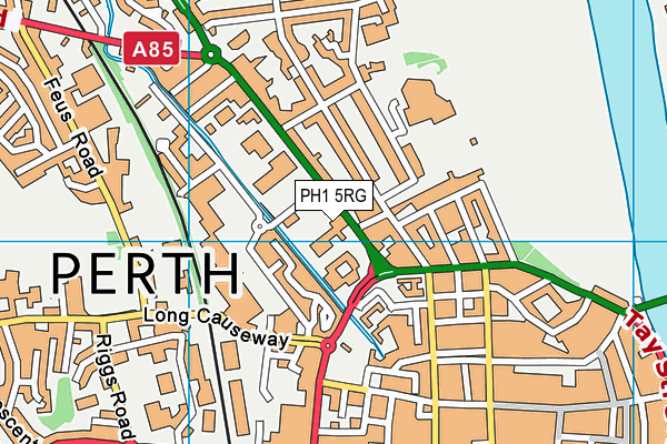 PH1 5RG map - OS VectorMap District (Ordnance Survey)