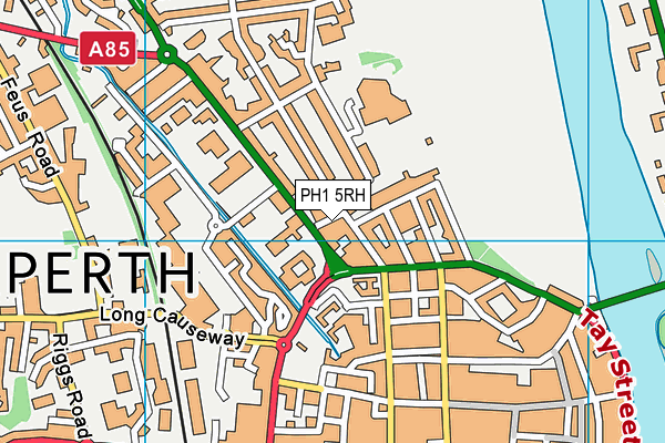 PH1 5RH map - OS VectorMap District (Ordnance Survey)