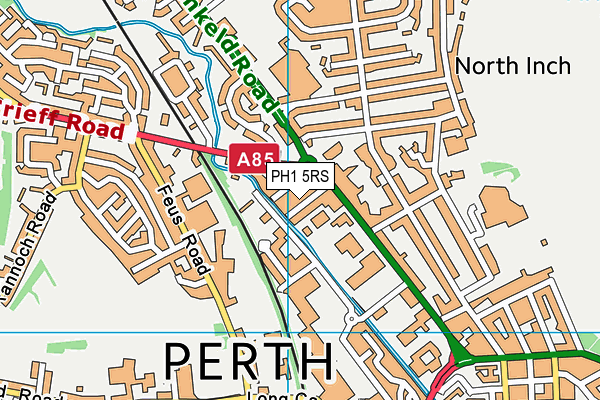 PH1 5RS map - OS VectorMap District (Ordnance Survey)