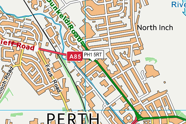 PH1 5RT map - OS VectorMap District (Ordnance Survey)