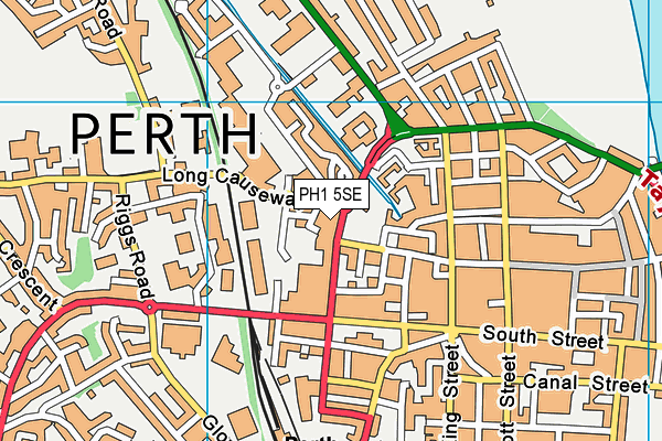 PH1 5SE map - OS VectorMap District (Ordnance Survey)